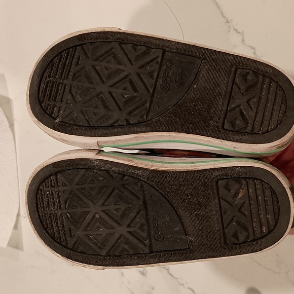 Converse girls' toddler size 7 watermelon ๐ hi-tops - Picture 6 of 6